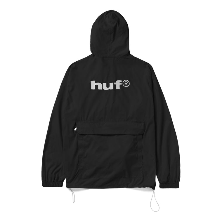 HUF PACKABLE CYCLING JACKET-BLACK