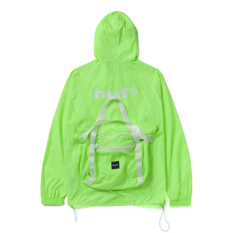 HUF PACKABLE CYCLING JACKET-GREEN