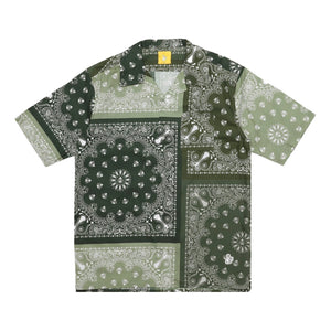 #FR2 PAISLEY SHIRT-KHAKI