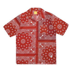 #FR2 PAISLEY SHIRT-RED