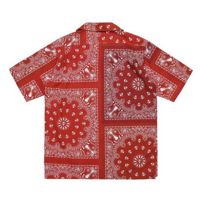 #FR2 PAISLEY SHIRT-RED