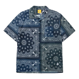 #FR2 PAISLEY SHIRT-NAVY