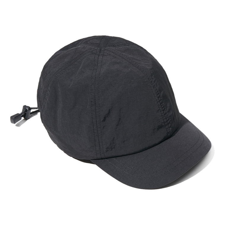 NINE POINT NINE PANEL CAP-BLACK