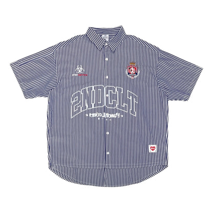 2ND CLOSET "PANICSONIC" SOCCER OVERSIZED SHIRT-NAVY