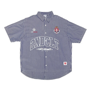 2ND CLOSET "PANICSONIC" SOCCER OVERSIZED SHIRT-NAVY