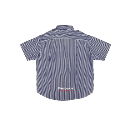 2ND CLOSET "PANICSONIC" SOCCER OVERSIZED SHIRT-NAVY
