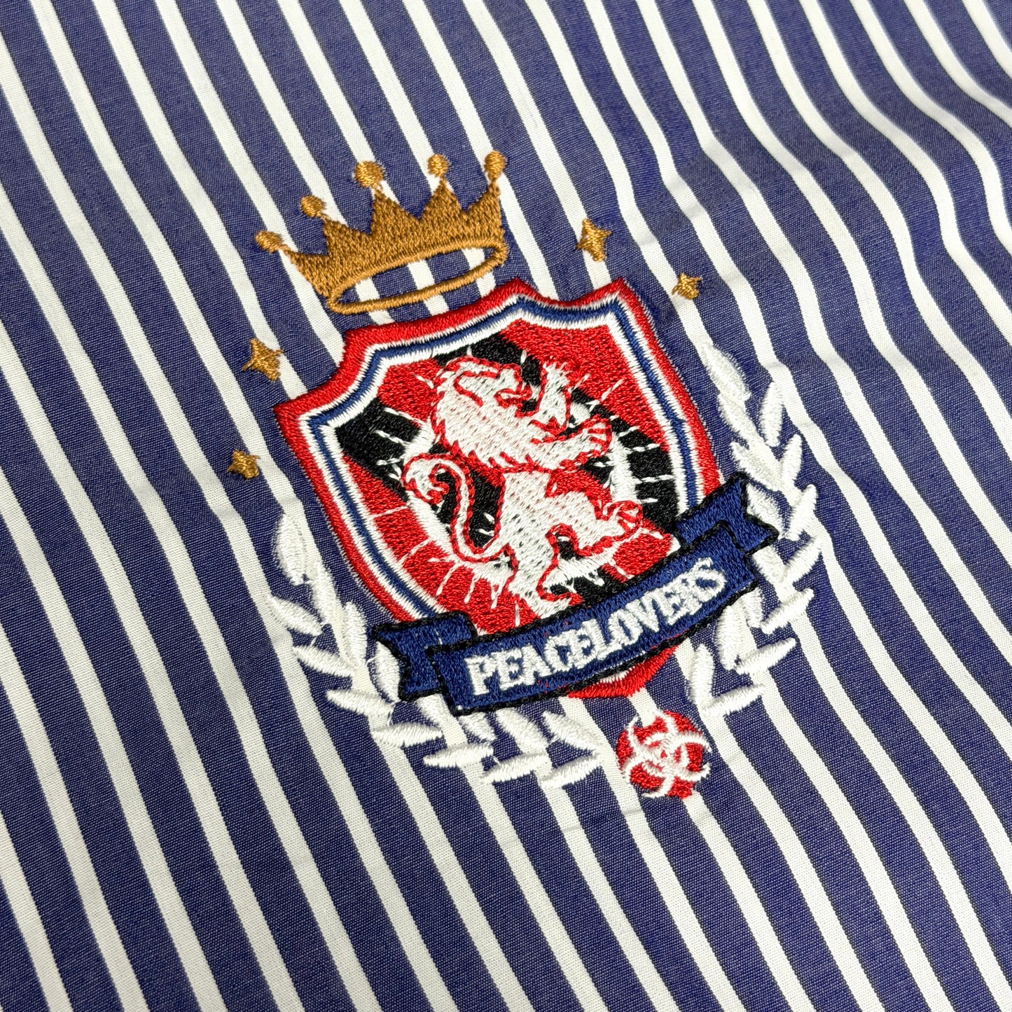 2ND CLOSET "PANICSONIC" SOCCER OVERSIZED SHIRT-NAVY