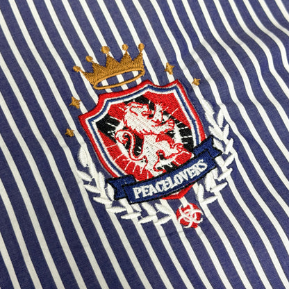 2ND CLOSET "PANICSONIC" SOCCER OVERSIZED SHIRT-NAVY