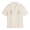 MAISON KITSUNE PARISIAN MONUMENTS RESORT SHIRT-CLAY LATTICE