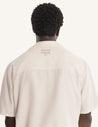MAISON KITSUNE PARISIAN MONUMENTS RESORT SHIRT-CLAY LATTICE