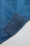 FUNDAMENTAL PATCH DENIM SHIRT 5YR WASH-INDIGO