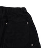 A[S]USL PATCH POCKETS A-LINE CORDUROY SKIRT-BLACK