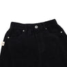 A[S]USL PATCH POCKETS A-LINE CORDUROY SKIRT-BLACK