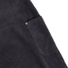 A[S]USL PATCH POCKETS A-LINE CORDUROY SKIRT-CHARCOAL