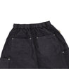 A[S]USL PATCH POCKETS A-LINE CORDUROY SKIRT-CHARCOAL