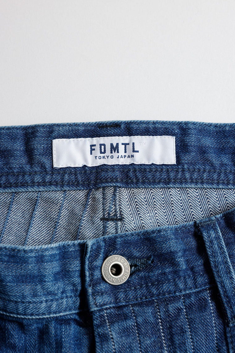 FUNDAMENTAL PATCHWORK PANTS 3YR WASH-INDIGO