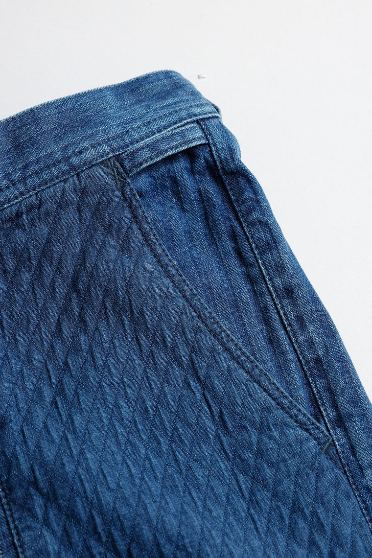 FUNDAMENTAL PATCHWORK PANTS 3YR WASH-INDIGO