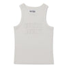 NEUTRAL SOCIETY PATCHWORK RIBBED TANK-WHITE