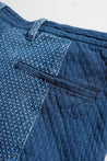 FUNDAMENTAL PATCHWORK SHORT PANTS 3YR WASH-INDIGO