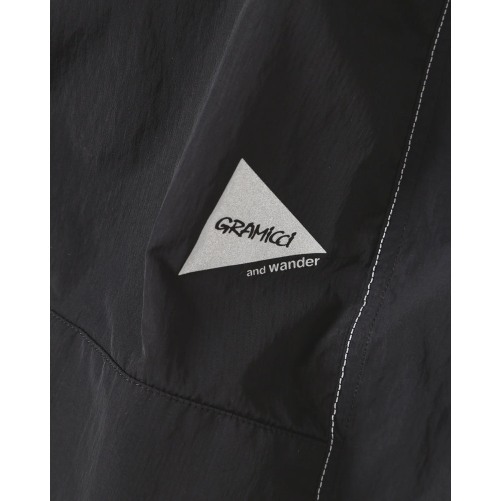 GRAMICCI GRAMICCI x ANDWANDER PATCHWORK WIND SHORT-BLACK