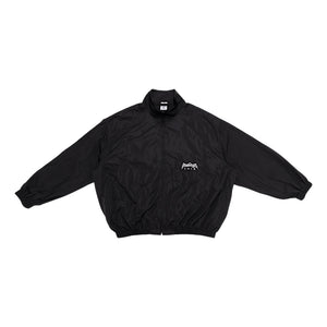2ND CLOSET "PEACE LOVERS" OVERSIZED BOXY WINDBREAKER-BLACK