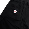 2ND CLOSET "PEACE LOVERS" WIDE-LEG CARGO SHORTS-BLACK