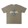 2ND CLOSET "PEACE MARIA" PRINTED WASHED T-SHIRT-BEIGE