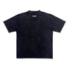 2ND CLOSET "PEACE MARIA" PRINTED WASHED T-SHIRT-BLACK