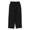AND WANDER PE MELANGE TWILL WIDE PANTS-BLACK