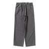 AND WANDER PE MELANGE TWILL WIDE PANTS-GREY