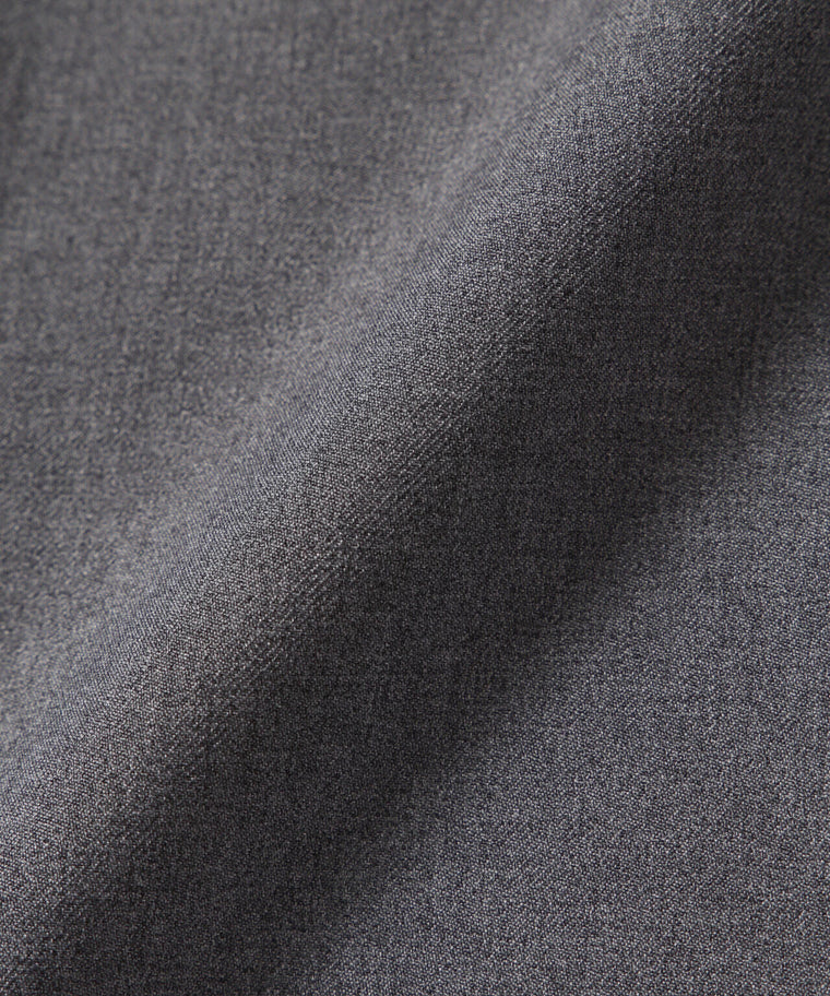 AND WANDER PE MELANGE TWILL WIDE PANTS-GREY