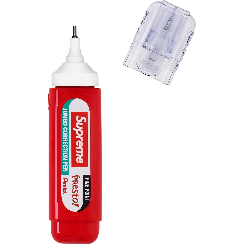 SUPREME PENTEL PRESTO CORRECTION PEN-RED