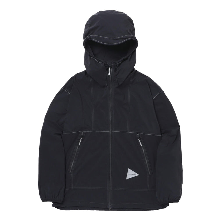 AND WANDER PERTEX WIND JACKET-BLACK