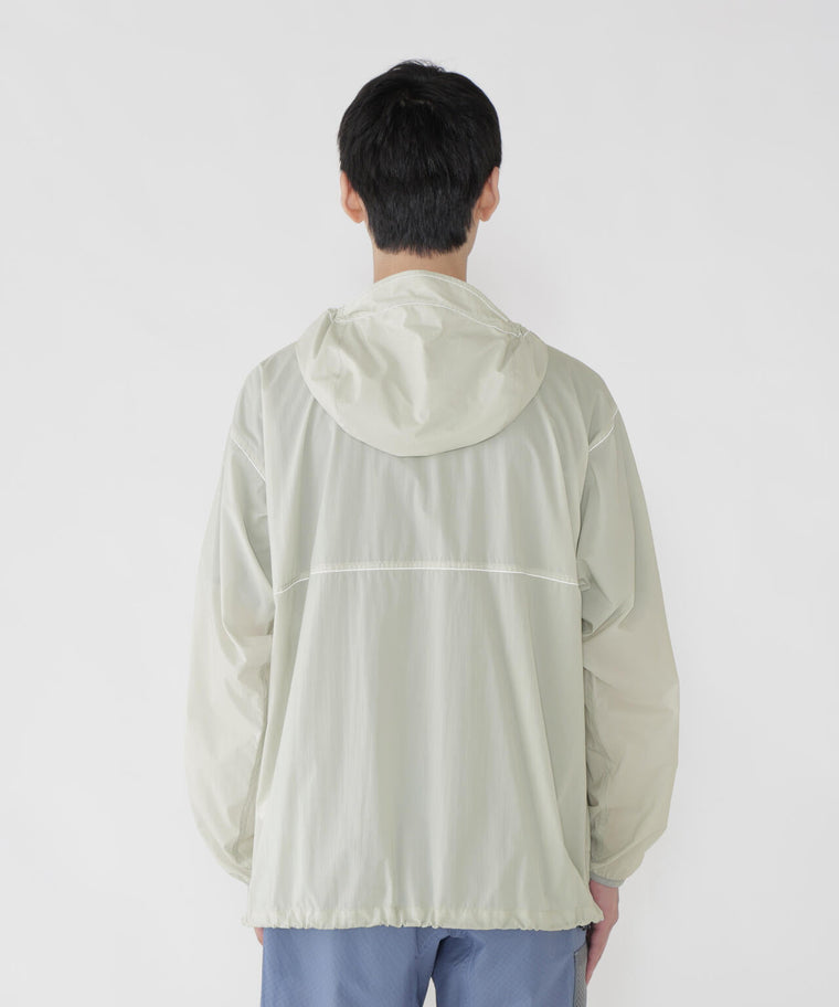 AND WANDER PERTEX WIND JACKET-ICE GREY