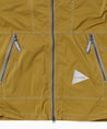 AND WANDER PERTEX WIND JACKET-YELLOW OLIVE