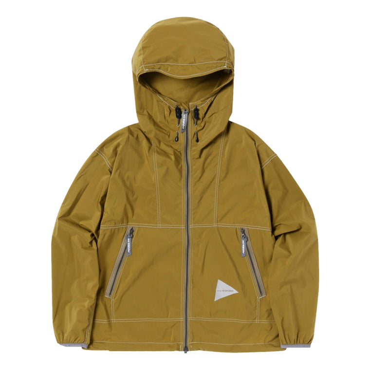 AND WANDER PERTEX WIND JACKET-YELLOW OLIVE