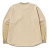AND WANDER PE WAFFLE LONG SLEEVE T-BEIGE