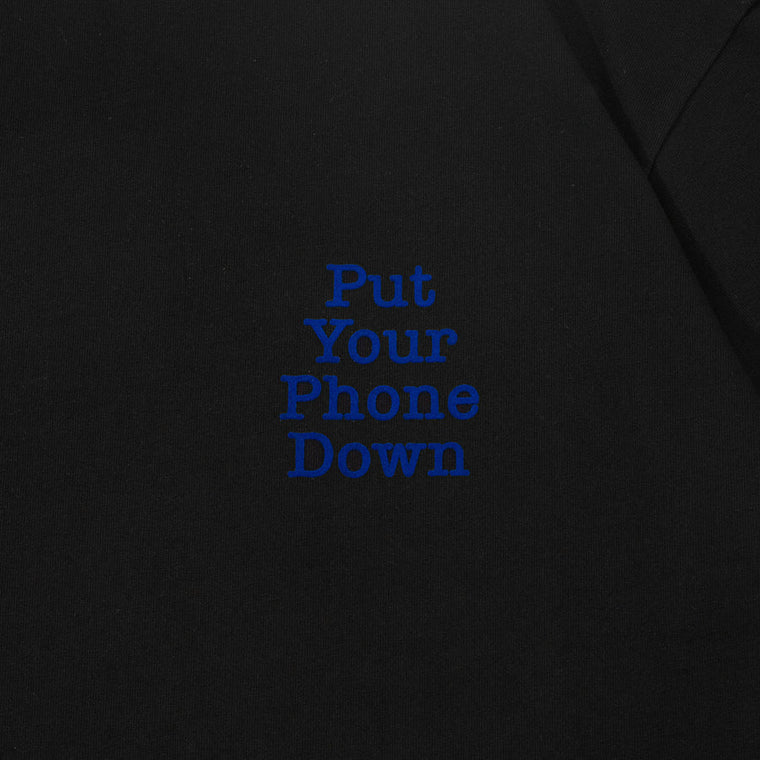 A[S]USL PHONE DOWN TEE-BLACK