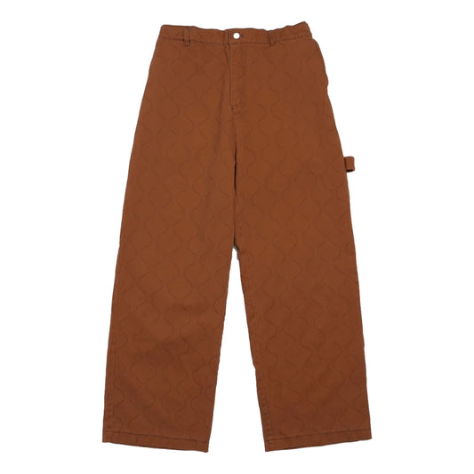 PHANTACI PH QUILTED PANTS-BROWN