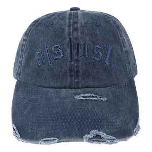 A[S]USL PIGMENT DYE ASUSL LOGO CAP-NAVY