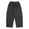 NEUTRAL SOCIETY PIGMENT DYE PARACHUTE PANTS-BLACK