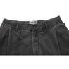 NEUTRAL SOCIETY PIGMENT DYE PARACHUTE PANTS-BLACK