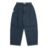 NEUTRAL SOCIETY PIGMENT DYE PARACHUTE PANTS-NAVY