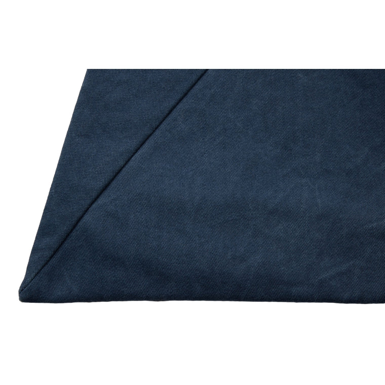 NEUTRAL SOCIETY PIGMENT DYE TRIANGLE TOTE BAG-NAVY