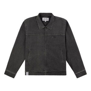 NEUTRAL SOCIETY PIGMENT DYE WORKER JACKET-BLACK