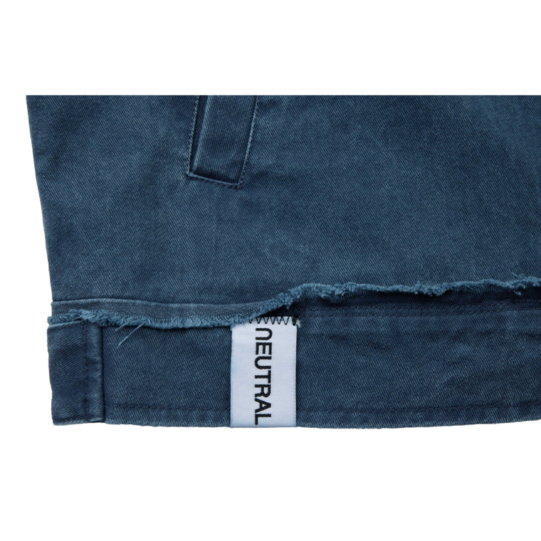 NEUTRAL SOCIETY PIGMENT DYE WORKER JACKET-NAVY