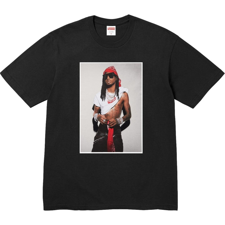SUPREME PLAYBOI CARTI TEE-BLACK