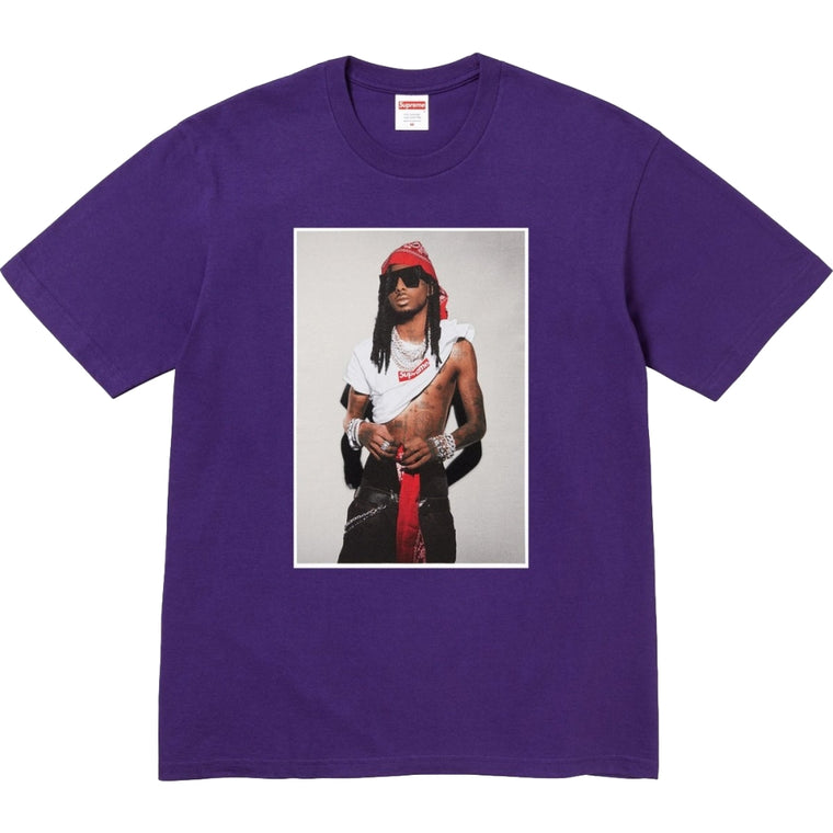 SUPREME PLAYBOI CARTI TEE-PURPLE