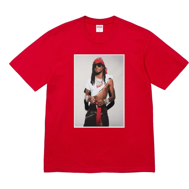 SUPREME PLAYBOI CARTI TEE-RED