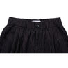 NEUTRAL SOCIETY PLEATED BALLOON TROUSERS-BLACK STRIPES